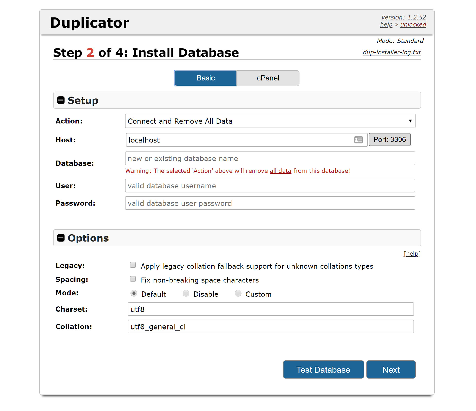 آموزش رفع خطای Unknown collation utf8mb4 unicode ci