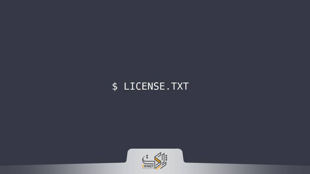 بررسی فایل license.txt