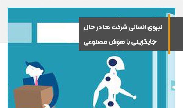 نیروی انسانی شرکت ها در حال جایگزینی با هوش مصنوعی هستند