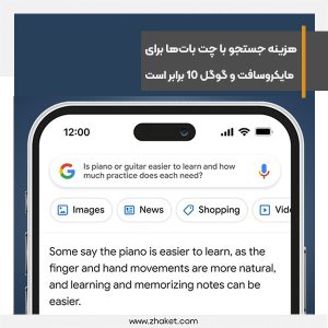 هزینه جستجو با چت بات‌ها برای مایکروسافت و گوگل ۱۰ برابر بیشتر است