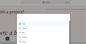 The New Command Tool in WordPress 6.3