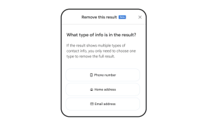An easier way to find and remove results about you