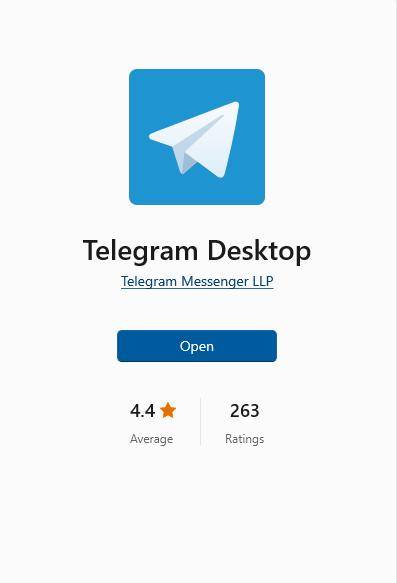 تلگرام دسکتاپ 