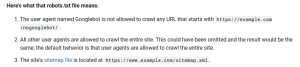خطای Error - Invalid sitemap URL detected; syntax not understood