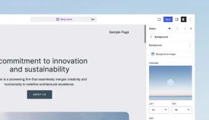 Site background image