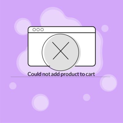 خطای Could not add product to cart