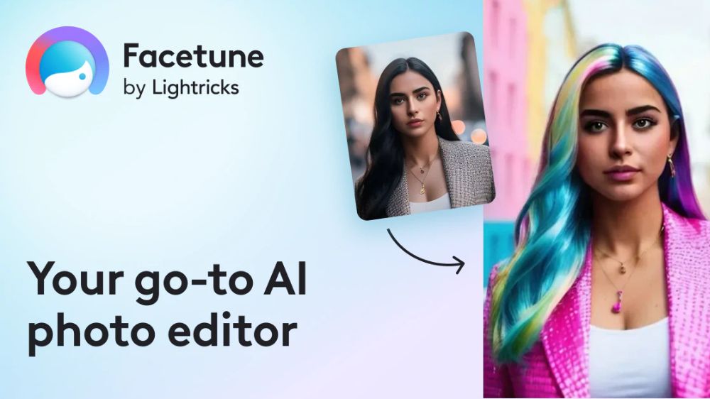 بخشی از برنامه Facetune: Ai Photo