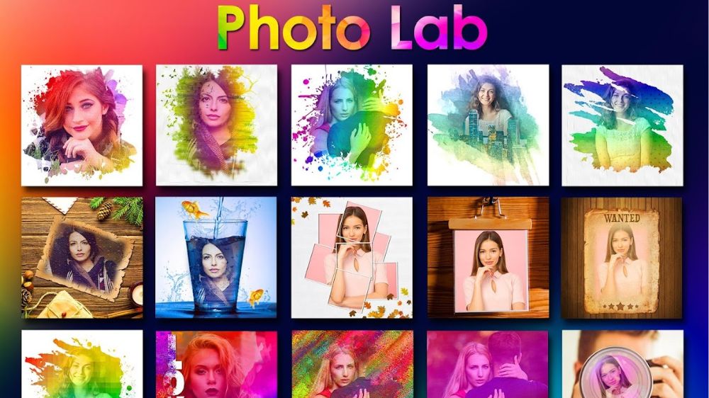 بخشی از برنامه Photo Lab