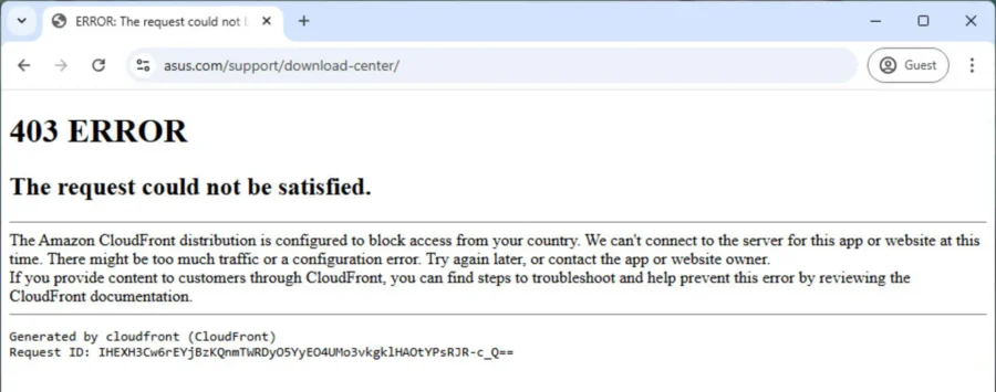 Sanctioning of Iranian users by Asus and its consequences
