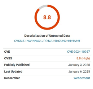 Vulnerability Details for UpdraftPlus WP Backup Migration Plugin
