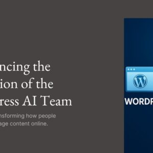 WordPress has formed a team to develop artificial intelligence projects