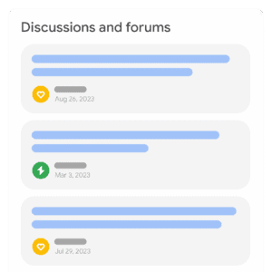 Discussion forum (DiscussionForumPosting) structured data