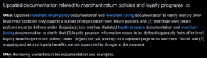 Loyalty program