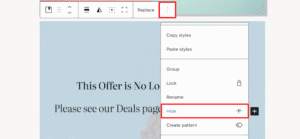 Hide Blocks on the Front End 