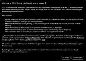 Introducing the Ai Agent CC Google Assistant news