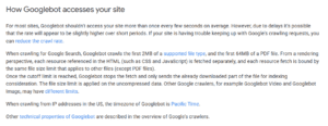 Googlebot Crawler Limitations Updated news