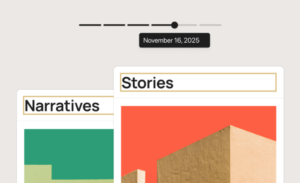 Visually scrub through revision versions