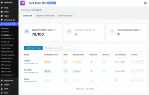 AI Visibility Dashboard